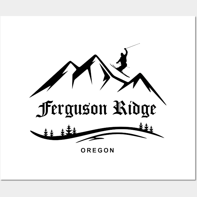 Ferguson Ridge OREGON Wall Art by Niceartshop